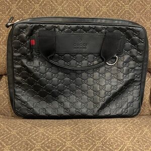 Gucci 14x9.5 inch laptop bag